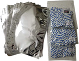 SHIELD PRO (60) 1-Gallon Genuine Mylar Bags (10x14) and (60) 300cc Oxyfree Oxygen Absorbers for Long Term Food Storage