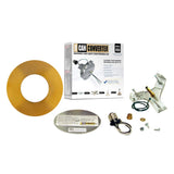 The Can Converter R56 Recessed Can Light Conversion Kit w/ 7 Flat Ceiling Medallion - Home Improvement for 5 & 6 Cans, Converter