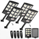 Sunwish Solar Street Light Outdoor, 6500K 5730LEDs Dusk to Dawn Solar Street Lights with Motion Sensor Remote Control, IP66 Wate