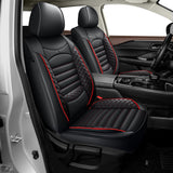 JIAMAOXIN Seat Covers for Nissan Rogue 2010-2025 Car Seat Covers Full Set 5 Seats Waterproof Faux Leather Car Seat Cushion Prote