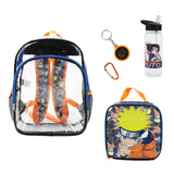 Naruto 5Piece Backpack & Lunchbox Set With Water Bottle