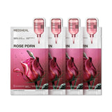 Mediheal Rose PDRN Essential Sheet Mask 4 pcs. 99% Pure White Rose PDRN & Hyaluronic Acid for hydrating, firming, and enhancing