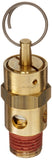 Control Devices ST Series Brass ASME Safety Valve, 150 psi Set Pressure, 1/4 Male NPT