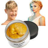 Acosexy Gold Hair Color Wax Dye, Temporary Gold Hair Spray Color for Halloween Cosplay, Party, Masquerade, 4.23oz Instant Hairst
