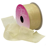 Morex Ribbon Sheer Organza Ribbon, 1.5 inch by 25 Yards, Buttercup, 91809/25-104