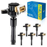 PHILTOP UF300 Ignition Coil Pack Compatible with 1997-2002 Z3 L6, 2001-2002 325i 330Ci 325Ci 330i 530i 325xi 330xi, 1996-2000 32
