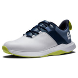 FootJoy Men's Prolite Previous Season Style Golf Shoe, White/Navy/Lime, 13 Wide