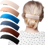 WILLBOND 6 Pcs Hair Barrettes for Women Large Barrettes Hair French Clips Pin Retro Clasp for Mom Gifts Women Accessories, 6 Col