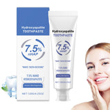Hydroxyapatite Toothpaste 7.5%, Hydroxyapatite Toothpastes for Enamel Protection and Tooth Strengthening, Gentle and Effective F