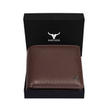Napa Hide Top Grain Genuine Leather Wallet For Men (Brown)