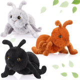 Shappy 3 Pcs Plush Ant Animal Set 10 Inch Soft Stuffed Ant Toys, Playtime, and Gifts Durable, Washable, and Realistic for Costum