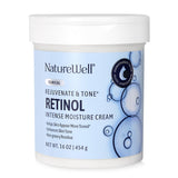 NATURE WELL Clinical Rejuvenate & Tone Retinol Intense Moisture Cream for Face, Body, & Hands, Anti-Aging, Targets Discoloration