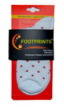 Footprints Organic Cotton Women Low Cut No Show Socks |White|