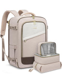 LOVEVOOK Travel Backpack for Women, 40L Carry On Backpack for Airplanes, Personal Item Bag for Airlines Fits 17 inch Laptop, TSA