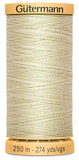 Gutermann 24662 Natural Cotton Thread 273 YardsButterfly