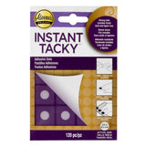 Aleenes 33186 Instant Tacky Adhesive Dots , White