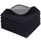 KinHwa Dish Cloths for Washing Dishes with Scrub Side, Microfiber Dish Rags