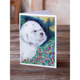 Bichon Frise Greeting Cards And Envelopes Pack Of 8