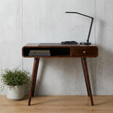 35 Walnut Solid Wood Writing Desk