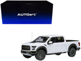 2019 Ford F150 Raptor Pickup Truck Oxford White 1/18 Model Car by Autoart