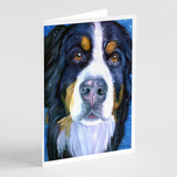 Luca The Bernese Mountain Dog Greeting Cards And Envelopes Pack Of 8