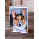 Pembroke Corgi Seriously Greeting Cards And Envelopes Pack Of 8