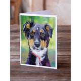 English Shepherd Greeting Cards And Envelopes Pack Of 8