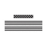 Mini Magnetic Magi-Strips, B/W Dots, 24 Feet Per Pack, 6 Packs