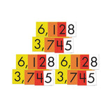 4-Value Whole Numbers Place Value Cards Set, 40 Cards Per Set, 3 Sets