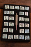 Embossing Tool Set Alphabet WOODSHAPE (19.05 mm)
