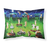 Caroline'S Treasures Corgi Backyard Circus Fabric Standard Pillowcase 7403Pillowcase, Multicolor