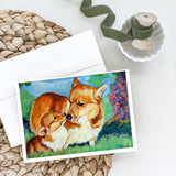 Corgi Momma'S Love Greeting Cards And Envelopes Pack Of 8