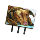 Caroline'S Treasures Chocolate Labrador Waiting Leash Or Key Holder 7420Th68, Triple, Multicolor