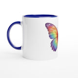 Rainbow Butterfly 11oz Ceramic Mug