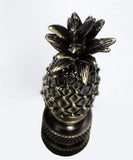 Tall Pineapple Lamp Finial Antique Brass Metal 2.5"h
