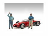 Racing Legends 50s Set of 2 Diecast Figures for 1/43 Scale Models by American Diorama