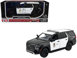 2025 Chevrolet Tahoe Police Pursuit Vehicle Los Angeles Police Department (LAPD) Black and White Law Enforcement and Public S