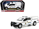 2019 Ford F150 Lariat Crew Cab Pickup Truck with Camper Box Royal Canadian Mounted Police White Law Enforcement and Public S