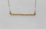 Rose Bar Necklace