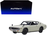 Nissan Skyline 2000GTR (KPGC110) RHD (Right Hand Drive) White 1/18 Model Car by Autoart