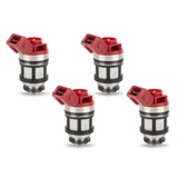 Set of 4 Fuel injector for Nissan 1993-1996 Pickup D21 l4 2.4L