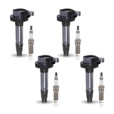 Set of 6 Ignition coil + Spark Plug for Ford 2016-2019 Transit-150 Transit-250 Lincoln 2016-2020 Continental MKX V6 3.7L 3.5L