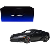Lexus LFA Matt Black 1/18 Model Car by Autoart