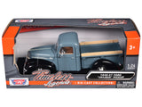194247 Ford Jailbar Pickup Truck Blue and Black Timeless Legends Series 1/24 Diecast Model Car by Motormax