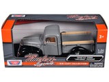 194247 Ford Jailbar Pickup Truck Gray and Black Timeless Legends Series 1/24 Diecast Model Car by Motormax