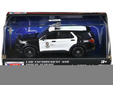2022 Ford Police Interceptor Utility LAPD (Los Angeles Police Department) Black and White Law Enforcement and Public Service