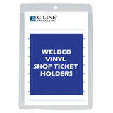 Vinyl Shop Ticket Holder, Both Sides Clear, 5 X 8, 50/Bx, 80058