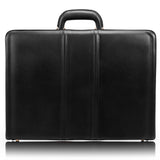 V Series | COUGHLIN | Leather 4.5 Expandable Attach Briefcase Black