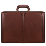 V Series | TURNER | Leather 4.5 Expandable Attach Briefcase Brown