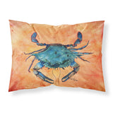 Caroline'S Treasures 8097Pillowcase Crab Moisture Wicking Fabric Standard Pillowcase, Large, Multicolor